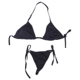 1 Set Sexy Women Micro Thong Babydoll Underwear Bra+G-String Bikini Swimwear Sleepwear
