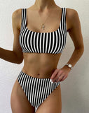 2020 New Cow Print High Waist Bikinis Swimwear Women High Leg Bikini Set Swimsuits Spring Summer Female Swimming Suit Beachwear