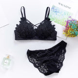 IEMUH Sexy Bikinis Solid Push Up Bikini 2019 Hot Sale Padded Bra Straps Mid Waist Swimsuit Swimwear Women lace Biquini
