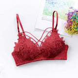 IEMUH Sexy Bikinis Solid Push Up Bikini 2019 Hot Sale Padded Bra Straps Mid Waist Swimsuit Swimwear Women lace Biquini