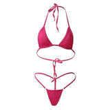 Kakaforsa Sexy Micro Mini Bikini Set Women Erotic Transparent Swimwear Bathing Suit Tiny G-String Thong Bikinis Beachwear