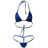 Kakaforsa Sexy Micro Mini Bikini Set Women Erotic Transparent Swimwear Bathing Suit Tiny G-String Thong Bikinis Beachwear