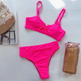 Peachtan Sexy high waist bikini 2020 One shoulder swimsuit female Ruffle bathing suit Retro floral print swimwear women bathers