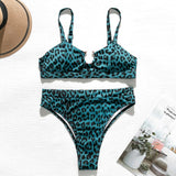 Peachtan Sexy high waist bikini 2020 One shoulder swimsuit female Ruffle bathing suit Retro floral print swimwear women bathers