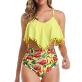 Plus Size Bikini Swimwear High Waisted 2020 Swimming Suit for Women Weist Tankini Swimsuit Large Swim Wear Push Up Bikinis xxl