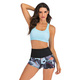 Plus Size Bikini Women Print Swimwear Sport Style Swimsuit Shorts Biquini High Waist Tankini Crop Top Bathing Suit Mujer Beach