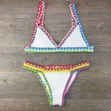 Sexy Bikinis 2020 Summer Women Swimsuit Hand Crocheted Bikini Set Swimwear Beach Bathing Suit Biquini Female Monokini