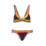 Sexy Bikinis 2020 Summer Women Swimsuit Hand Crocheted Bikini Set Swimwear Beach Bathing Suit Biquini Female Monokini