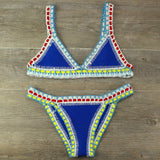 Sexy Bikinis 2020 Summer Women Swimsuit Hand Crocheted Bikini Set Swimwear Beach Bathing Suit Biquini Female Monokini