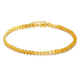 18k Pure Gold Women Bracelet Yellow Rose Girl Genuine Real Solid 750 Gift Female Bangle Upscale Hot Sale 2017 New Party Trendy