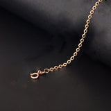 18k Gold Bracelet Women Girls White Yellow Rose Anklet Simple Gift Genuine Real Solid Pure Fine Bagles Party Classic 2017 Hot