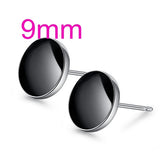 OMHXZJ Wholesale Fashion jewelry Girl woman man Men Red agate Drops water Opal cat's eye 925 sterling silver Stud earrings YS08