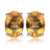 JewelryPalace Sky Blue Topaz 925 Sterling Silver Combination Stud Earrings For Women Beatuiful Jewelry 2018 New Hot Sale