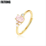 New popular 925 jewelry with egg-shaped powder crystal blue topaz freshwater pearl ring fashion wild ring female. J0116