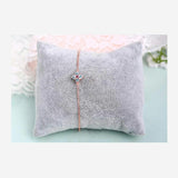 Fashion new 925 sterling silver topaz tourmaline hibiscus stone rose gold bracelet female J090