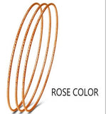 18k Pure Gold Bangles 2017 New Rose Yellow Women Bracelets Customize 750 Hot Sale Elegant Temperament Party Classic Round GOOD