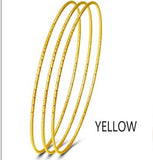18k Pure Gold Bangles 2017 New Rose Yellow Women Bracelets Customize 750 Hot Sale Elegant Temperament Party Classic Round GOOD