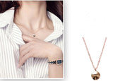 Korean drama collar necklace S925 sterling silver bijoux en argent 925 birthday Christmas gift naszyjnik necklace freshwater