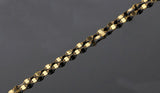 18K Gold Chain Necklace 45CM Yellow Gold Necklace Suitable for Pendant Fine Jewelry lips design Shinny
