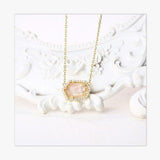 Original irregular natural hibiscus stone topaz geometric shape diamond 925 sterling silver jewelry female. J0138