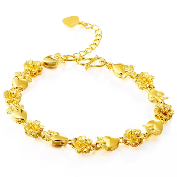2019 Fashion Creative Personality Design 24K Bracelets Birthday Party Anniversary Commemorate Gift Charms Jewelry