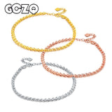 GCZQ 18K Gold Bracelet Phoenix Tail Rose Gold Bracelet For Women Female Fine Jewelry 100% Genuine Au750 Chain about 1.85g