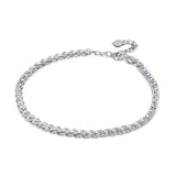 GCZQ 18K Gold Bracelet Phoenix Tail Rose Gold Bracelet For Women Female Fine Jewelry 100% Genuine Au750 Chain about 1.85g