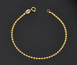 18K Pure Gold Bracelet Real AU 750 Solid Gold Bangle Good Beautiful Upscale Trendy Classic Party Fine Jewelry Hot Sell New 2018